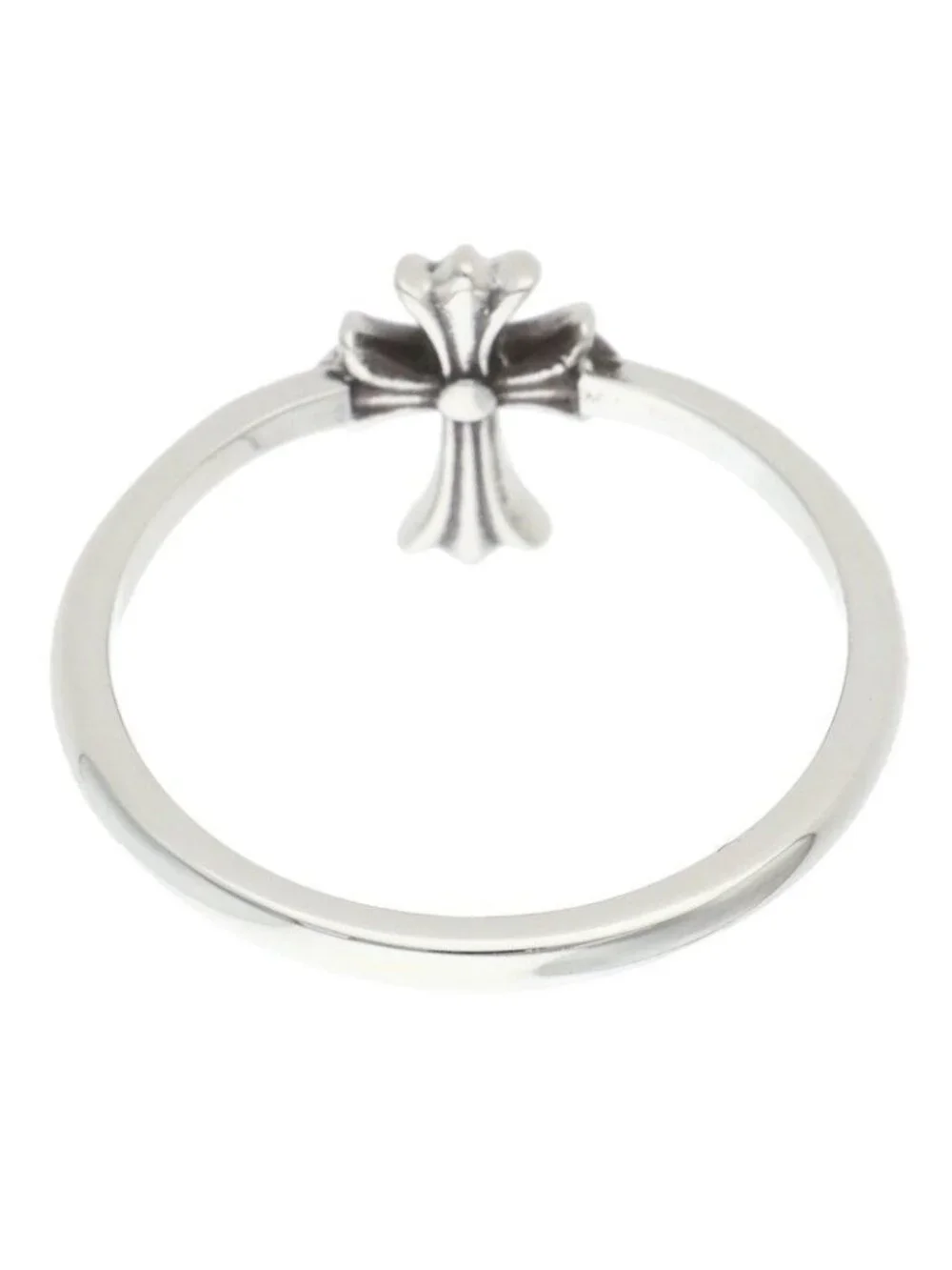 Chrome Hearts Bubblgm CH Crs Bubblegum CH Cross Silver Ring